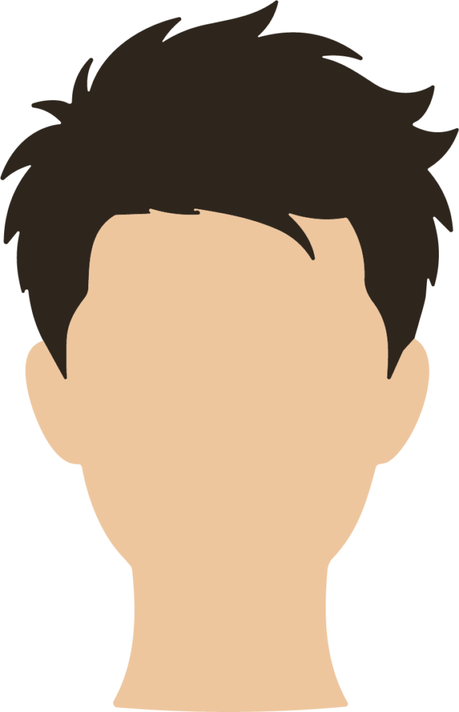 Faceless Male Avatar SVG Minimalist Portrait Vector