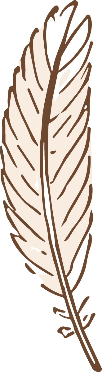 Feather SVG Rustic Sketch Vector - Image 1