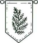 Fern Banner SVG Botanical Pennant Vector