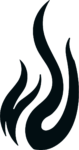 Fire Flames SVG Bold Silhouette Vector