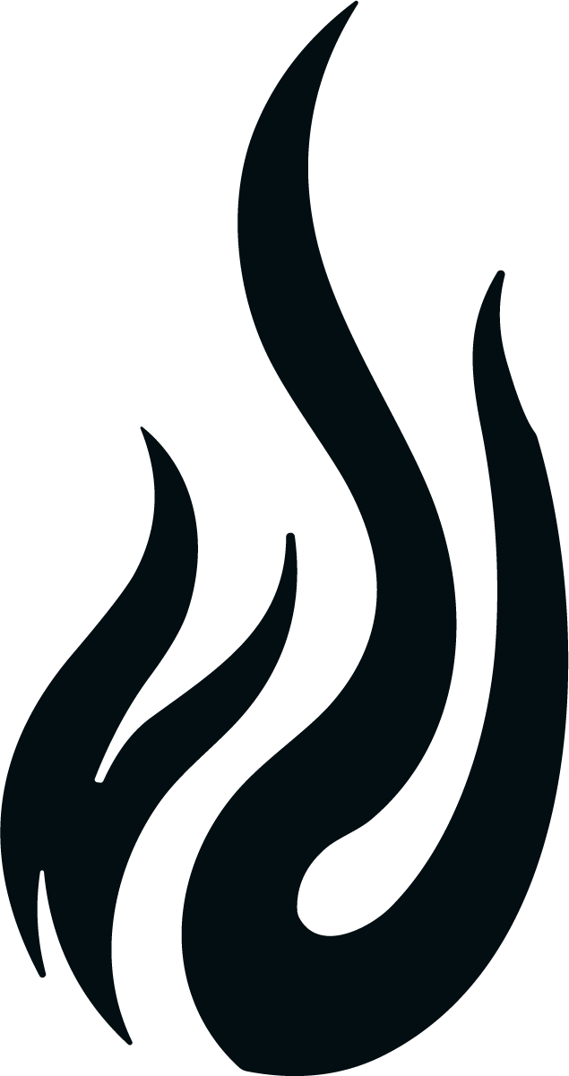 Fire Flames SVG Bold Silhouette Vector - Image 1