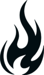 Flame Silhouette SVG Bold Blaze Vector