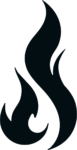 Flame Silhouette SVG Bold Blaze Vector