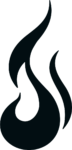 Flame Silhouette SVG Bold Blaze Vector