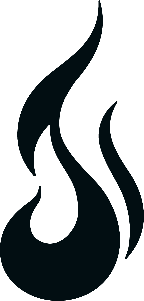 Flame Silhouette SVG Bold Blaze Vector - Image 1