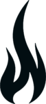 Flame Silhouette SVG Bold Blaze Vector