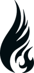 Flame Silhouette SVG Bold Blaze Vector