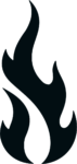 Flame Silhouette SVG Bold Blaze Vector