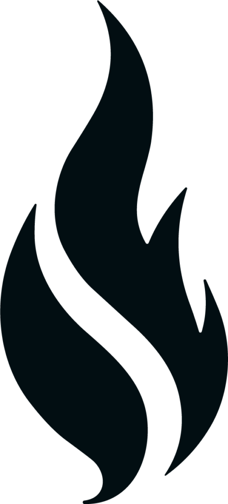 Flame Silhouette SVG Bold Blaze Vector