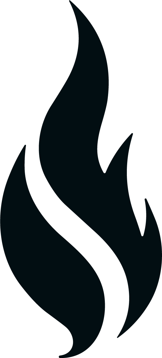 Flame Silhouette SVG Bold Blaze Vector - Image 1