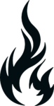 Flame Silhouette SVG Bold Blaze Vector