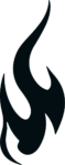 Flame Silhouette SVG Bold Blaze Vector