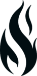Flame Silhouette SVG Bold Blaze Vector