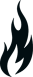 Flame Silhouette SVG Bold Blaze Vector