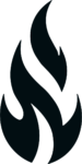 Flame Silhouette SVG Bold Blaze Vector