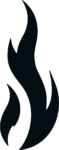 Flame Silhouette SVG Bold Blaze Vector