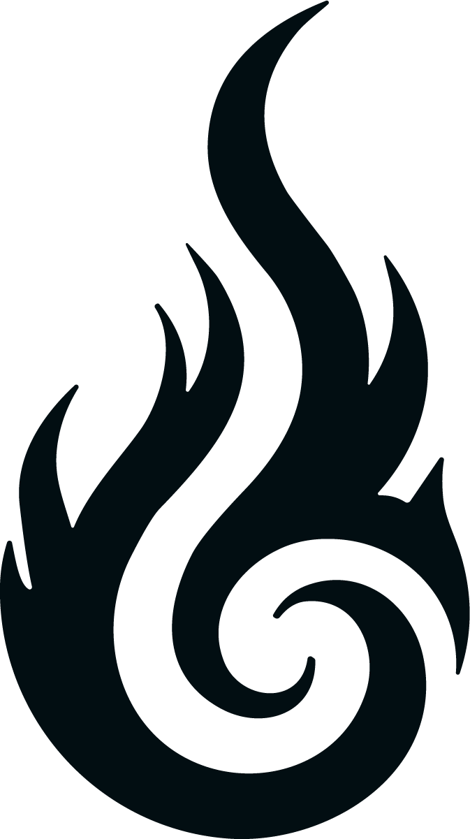 Flame Swirl SVG Bold Blaze Vector - Image 1