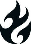 Flame Symbol SVG Bold Contrast Vector