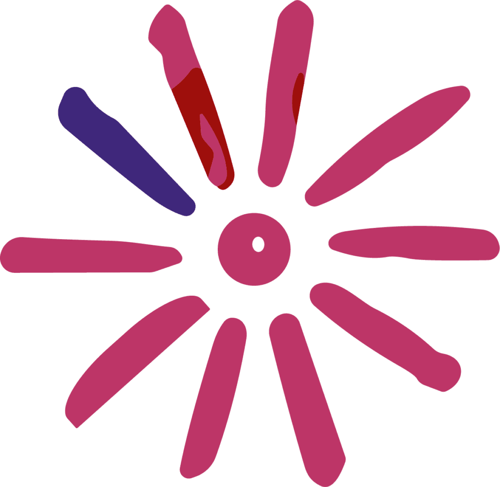 Flower Burst SVG Playful Accent Vector