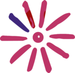 Flower Burst SVG Playful Accent Vector