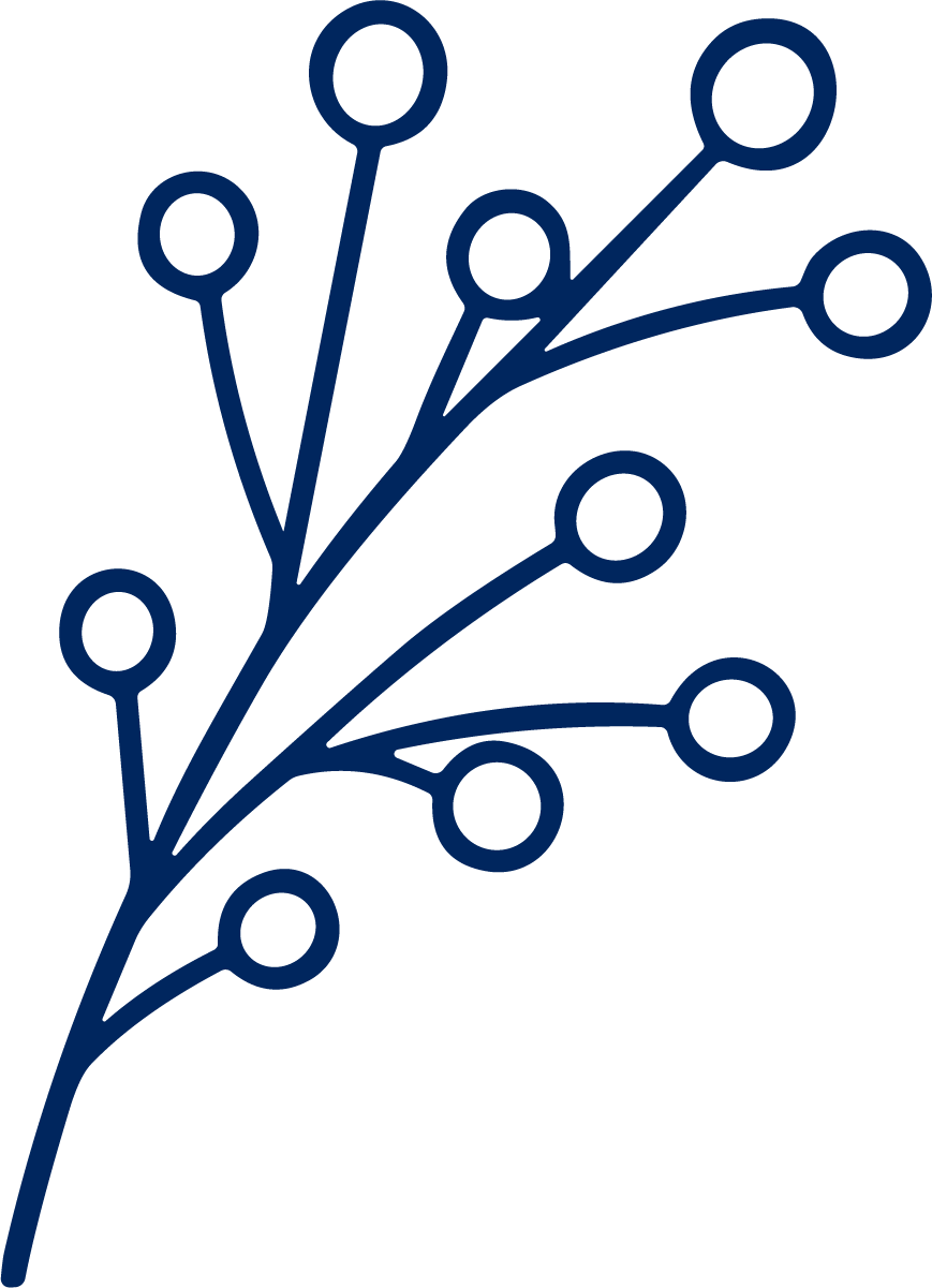 Flowering Branch SVG Delicate Botanical Vector - Image 1