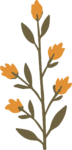 Flowering Branch SVG Rustic Botanical Vector