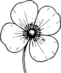 Four Leaf Clover SVG Bold Outline Vector