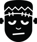 Frankenstein Face SVG Stitched Monster Vector