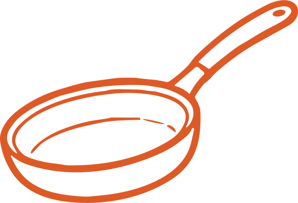 Frying Pan SVG Simple Outline Vector