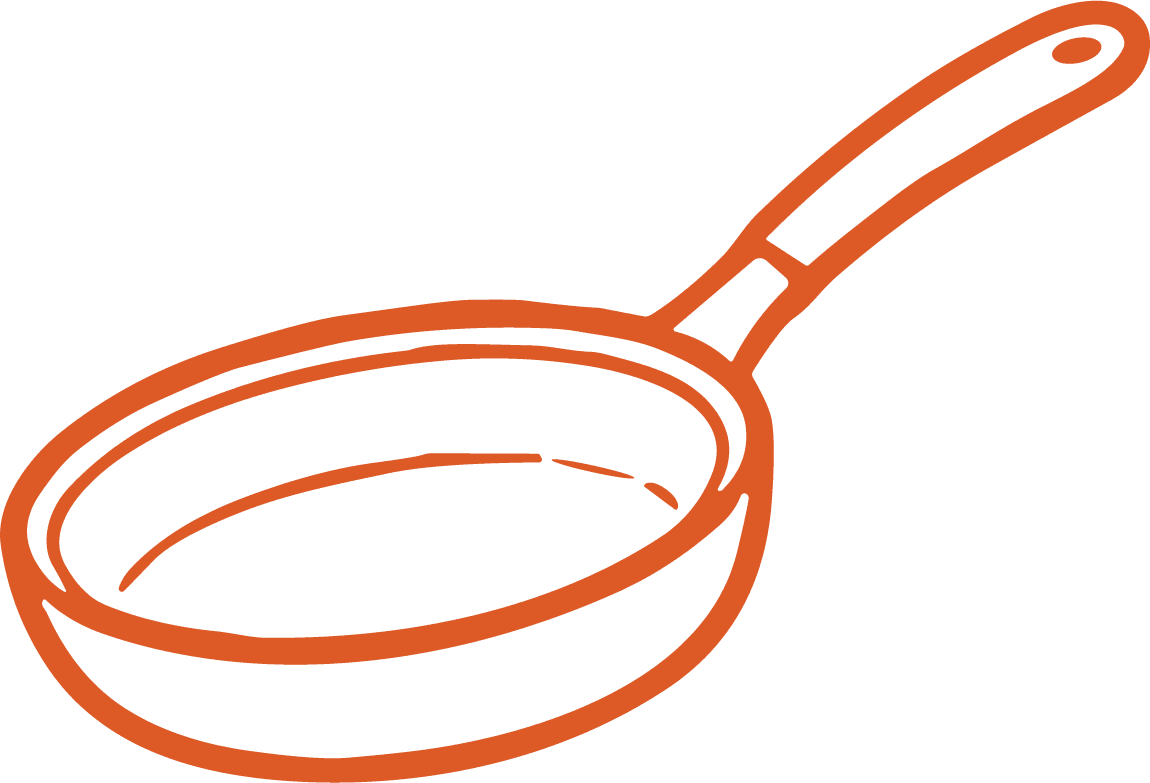 Frying Pan SVG Simple Outline Vector - Image 1
