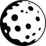 Full Moon SVG Cratered Lunar Vector