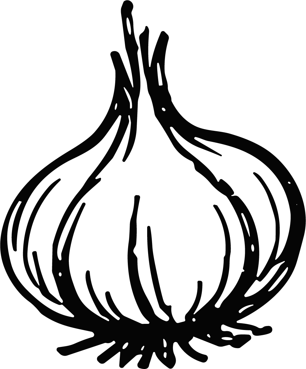 Garlic Bulb SVG Bold Sketch Vector - Image 1