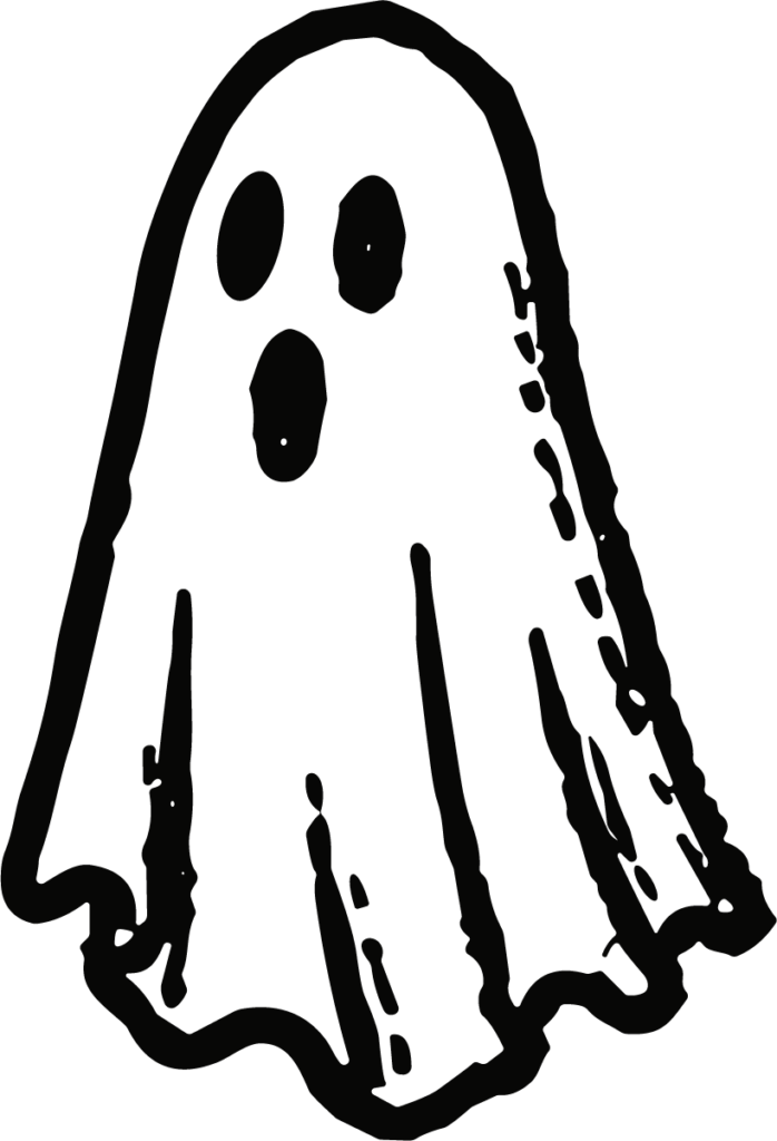 Ghost SVG Spooky Sketch Vector