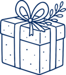 Gift Box SVG Ribboned Elegance Vector
