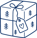 Gift Box SVG Cozy Holiday Vector