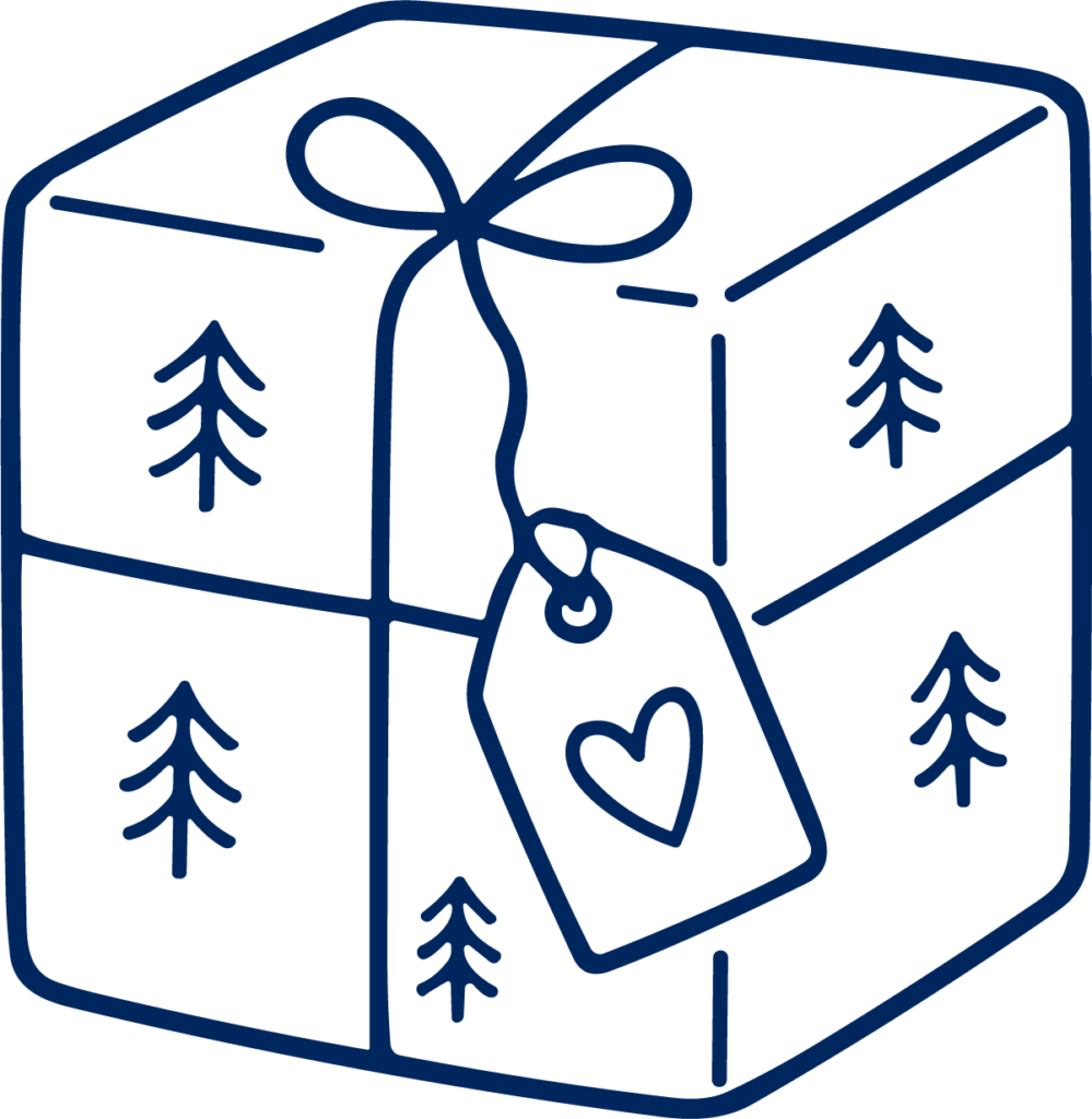 Gift Box SVG Cozy Holiday Vector