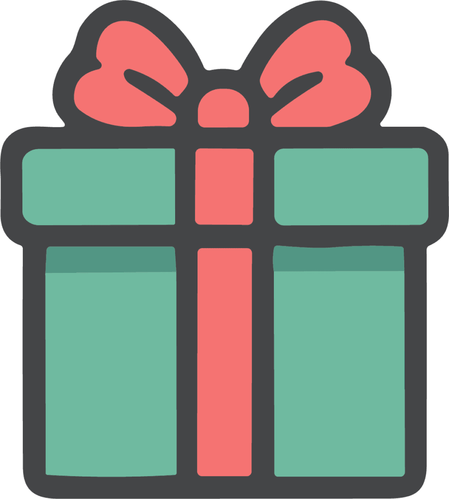 Gift Box SVG Wrapped Present Vector