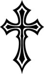 Gothic Cross SVG Ornate Tribal Vector