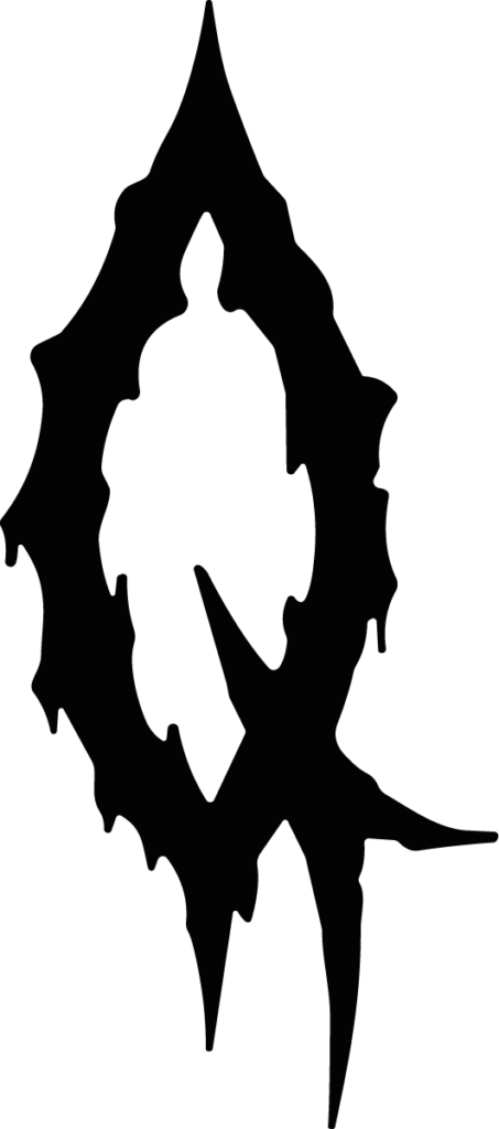 Gothic Emblem SVG Jagged Silhouette Vector
