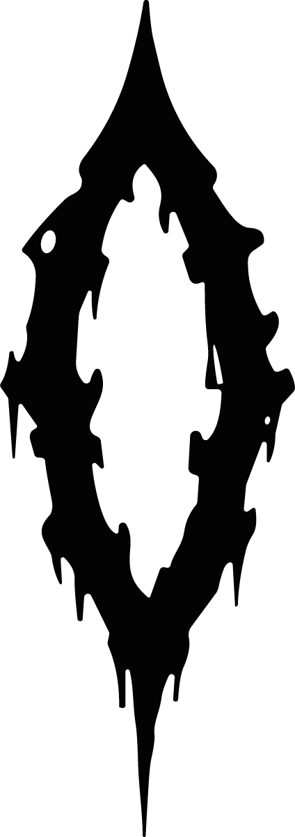 Gothic Eye Emblem SVG Dripping Dark Fantasy Vector - Image 1