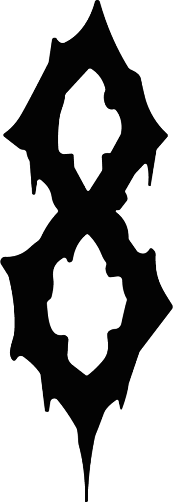 Gothic Symbol SVG Dark Dripping Vector