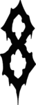 Gothic Symbol SVG Dark Dripping Vector