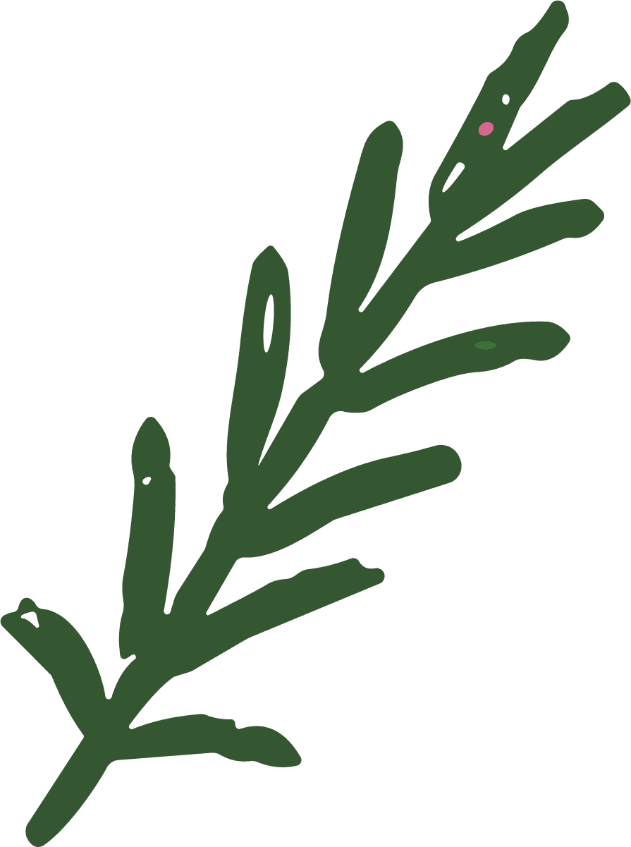 Green Fern Branch SVG Organic Foliage Vector - Image 1