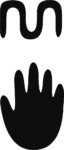 Hand Silhouette SVG Bold Vector