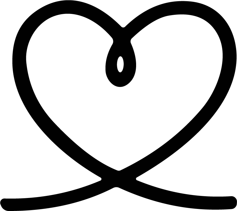 Heart Outline SVG Continuous Line Vector