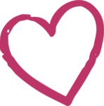 Heart Outline SVG Rustic Sketch Vector