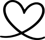Heart Outline SVG Continuous Line Vector