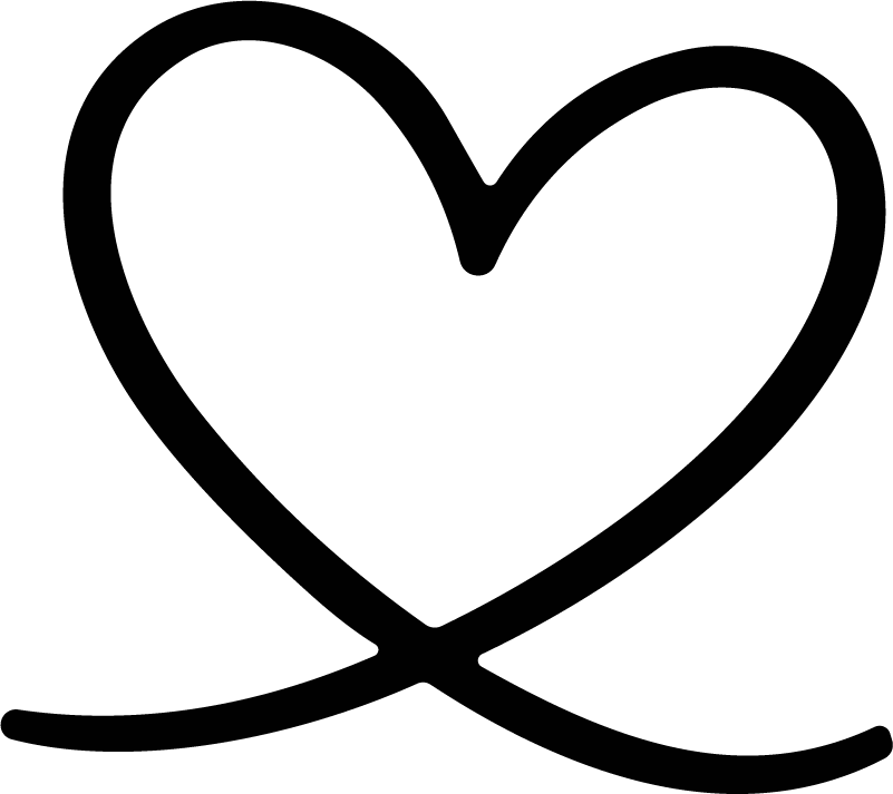Heart Outline SVG Continuous Line Vector