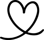 Heart Outline SVG Continuous Line Vector