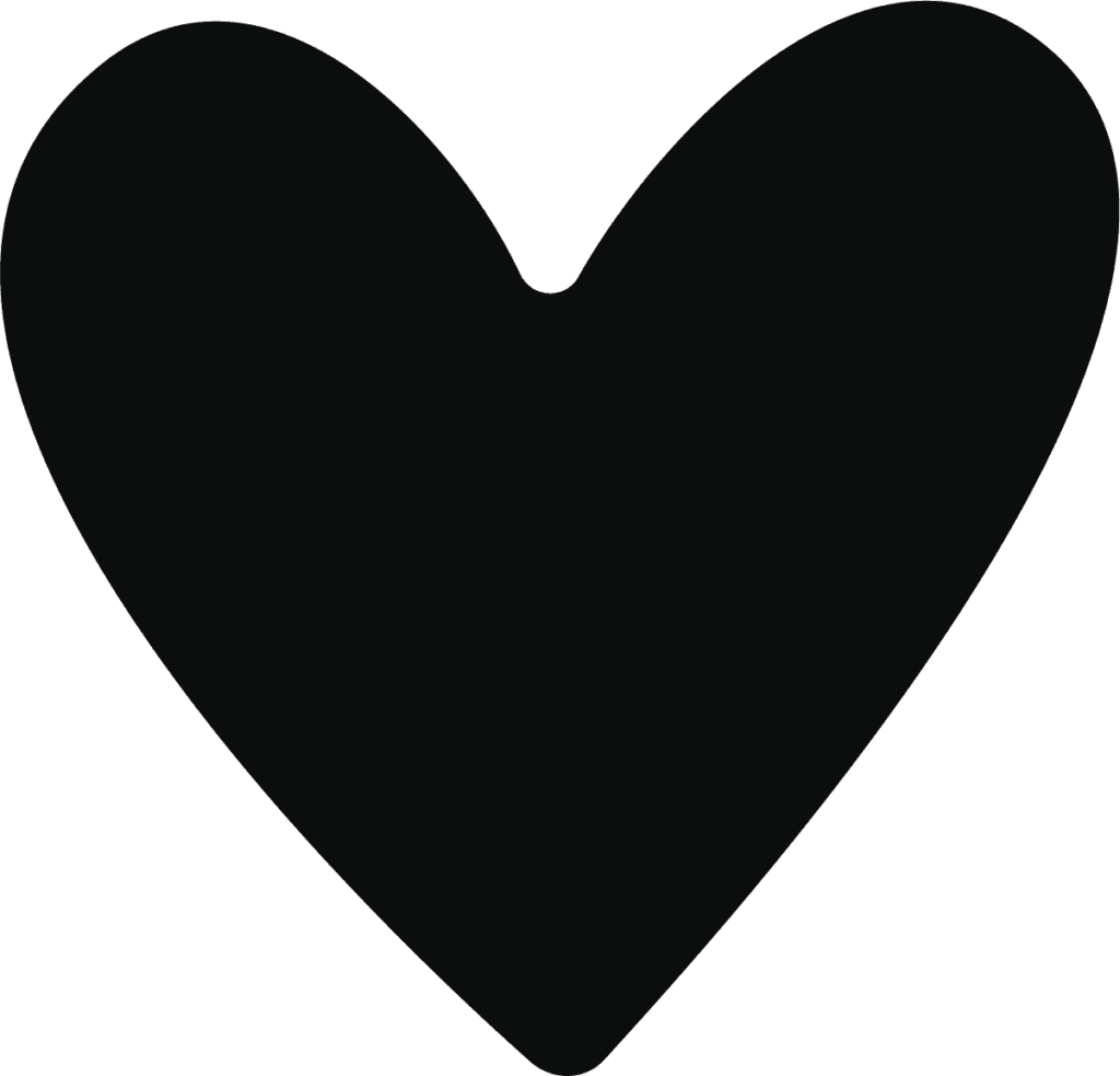 Heart SVG Bold Silhouette Vector